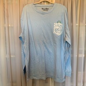 Rick & Morty pocket long sleeve shirt